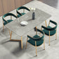Metal Traditional Luxury Rectangle Table Sintered Stone Table with Sled Base Clearhalo ' dining_table' 'Dining Tables & Seating' 'Dining Tables' 'furn' 'furn_dining_table' 'Furniture' 'furniture_dining_table' 'Kitchen & Dining Furniture' 'kitchen&dining_furn' 'kitchen' 'kitchen_dining_table' 3816862