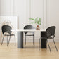 Oval Shape Modern Dining Table Two-Color Fixed Table with Double Pedestal Clearhalo ' dining_table' 'Dining Tables & Seating' 'Dining Tables' 'furn' 'furn_dining_table' 'Furniture' 'furniture_dining_table' 'Kitchen & Dining Furniture' 'kitchen&dining_furn' 'kitchen' 'kitchen_dining_table' 3816894