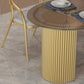 Oval Shape Two-Color Dining Table Simplicity Double Pedestal Table for Dining Room Clearhalo ' dining_table' 'Dining Tables & Seating' 'Dining Tables' 'furn' 'furn_dining_table' 'Furniture' 'furniture_dining_table' 'Kitchen & Dining Furniture' 'kitchen&dining_furn' 'kitchen' 'kitchen_dining_table' 3816911