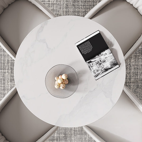 Round Tulip Base Dining Site Table Traditional Luxury Dinette Table for Home Clearhalo ' dining_table' 'Dining Tables & Seating' 'Dining Tables' 'furn' 'furn_dining_table' 'Furniture' 'furniture_dining_table' 'Kitchen & Dining Furniture' 'kitchen&dining_furn' 'kitchen' 'kitchen_dining_table' 3816935