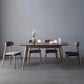 Extendable Rectangle Dining Table Modern Adjustable Oak Wood Table with 4 Legs Clearhalo ' dining_table' 'Dining Tables & Seating' 'Dining Tables' 'furn' 'furn_dining_table' 'Furniture' 'furniture_dining_table' 'Kitchen & Dining Furniture' 'kitchen&dining_furn' 'kitchen' 'kitchen_dining_table' 3816958