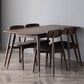 Extendable Rectangle Dining Table Modern Adjustable Oak Wood Table with 4 Legs Clearhalo ' dining_table' 'Dining Tables & Seating' 'Dining Tables' 'furn' 'furn_dining_table' 'Furniture' 'furniture_dining_table' 'Kitchen & Dining Furniture' 'kitchen&dining_furn' 'kitchen' 'kitchen_dining_table' 3816968