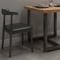 Industrial Solid Wood Dinner Room Kitchen Table Brown Square Table with Black Frame for Dinning Room Clearhalo ' dining_table' 'Dining Tables & Seating' 'Dining Tables' 'furn' 'furn_dining_table' 'Furniture' 'furniture_dining_table' 'Kitchen & Dining Furniture' 'kitchen&dining_furn' 'kitchen' 'kitchen_dining_table' 3816977