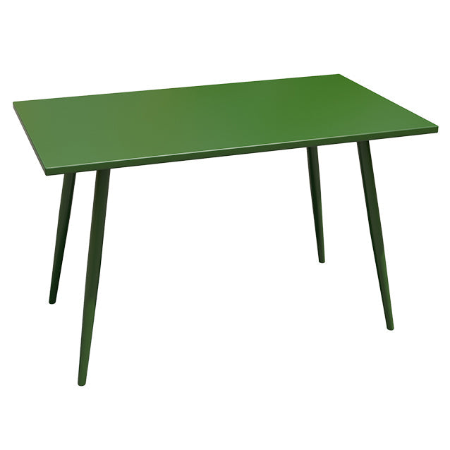 Industrial Dining Room Table Iron Dining Table with Sled Base for Home Kitchen Dinner Rectangle Green Without Chairs Clearhalo ' dining_table' 'Dining Tables & Seating' 'Dining Tables' 'furn' 'furn_dining_table' 'Furniture' 'furniture_dining_table' 'Kitchen & Dining Furniture' 'kitchen&dining_furn' 'kitchen' 'kitchen_dining_table' 3817057