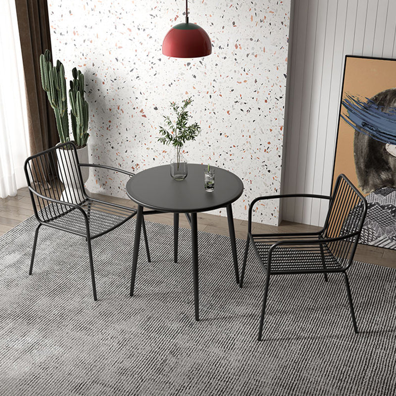 Industrial Dining Room Table Iron Dining Table with Sled Base for Home Kitchen Dinner Clearhalo ' dining_table' 'Dining Tables & Seating' 'Dining Tables' 'furn' 'furn_dining_table' 'Furniture' 'furniture_dining_table' 'Kitchen & Dining Furniture' 'kitchen&dining_furn' 'kitchen' 'kitchen_dining_table' 3817061