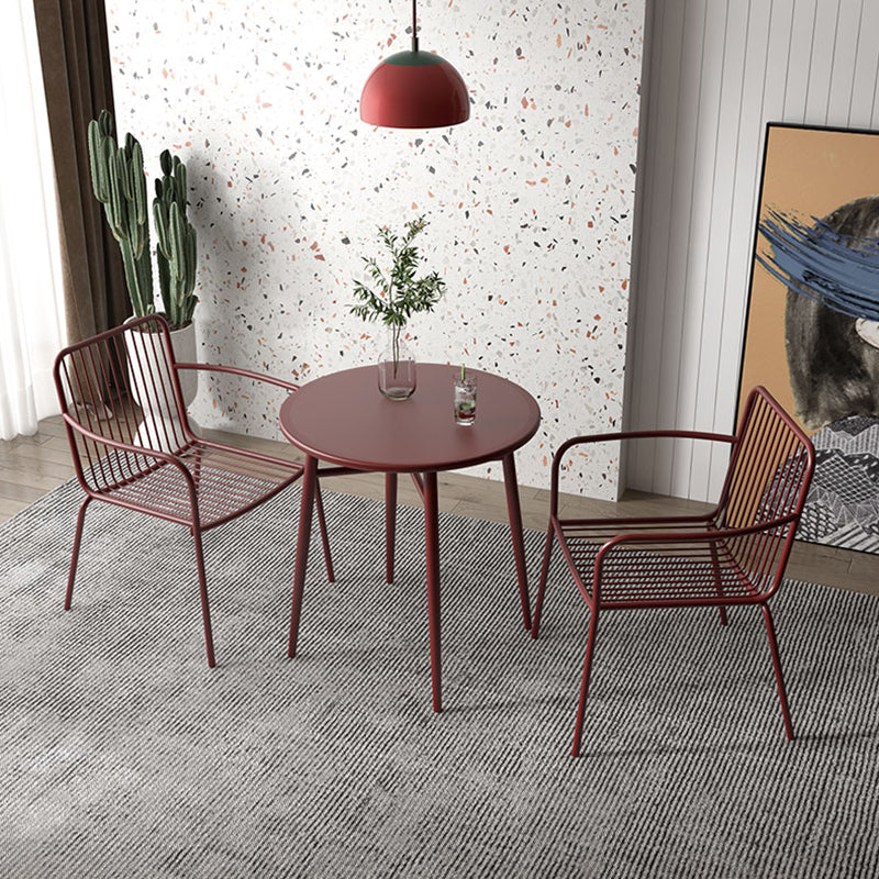 Industrial Dining Room Table Iron Dining Table with Sled Base for Home Kitchen Dinner Clearhalo ' dining_table' 'Dining Tables & Seating' 'Dining Tables' 'furn' 'furn_dining_table' 'Furniture' 'furniture_dining_table' 'Kitchen & Dining Furniture' 'kitchen&dining_furn' 'kitchen' 'kitchen_dining_table' 3817069