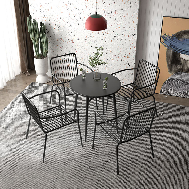 Industrial Dining Room Table Iron Dining Table with Sled Base for Home Kitchen Dinner Clearhalo ' dining_table' 'Dining Tables & Seating' 'Dining Tables' 'furn' 'furn_dining_table' 'Furniture' 'furniture_dining_table' 'Kitchen & Dining Furniture' 'kitchen&dining_furn' 'kitchen' 'kitchen_dining_table' 3817073