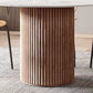 Modern Style Sintered Stone Dining Table Single Pedestal Base Round Table for Home,35.4"L x 29.5"H Clearhalo ' dining_table' 'Dining Tables & Seating' 'Dining Tables' 'furn' 'furn_dining_table' 'Furniture' 'furniture_dining_table' 'Kitchen & Dining Furniture' 'kitchen&dining_furn' 'kitchen' 'kitchen_dining_table' 3817087