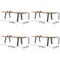 Industrial Brown Rectangle Dining Table Solid Wood Standard Dining Table with 4 Legs Base Clearhalo ' dining_table' 'Dining Tables & Seating' 'Dining Tables' 'furn' 'furn_dining_table' 'Furniture' 'furniture_dining_table' 'Kitchen & Dining Furniture' 'kitchen&dining_furn' 'kitchen' 'kitchen_dining_table' 3817098