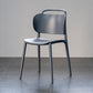 Modern Plastic Dining Chair Open Back Dining Side Armless Chair for Kitchen Black-Gray 1 Piece Clearhalo ' kitchen&dining_furn' 'Dining Chairs' 'Dining Tables & Seating' 'dining_chair' 'furn' 'furn_dining_chair' 'Furniture' 'furniture_dining_chair' 'Kitchen & Dining Furniture' 'kitchen' 3825221