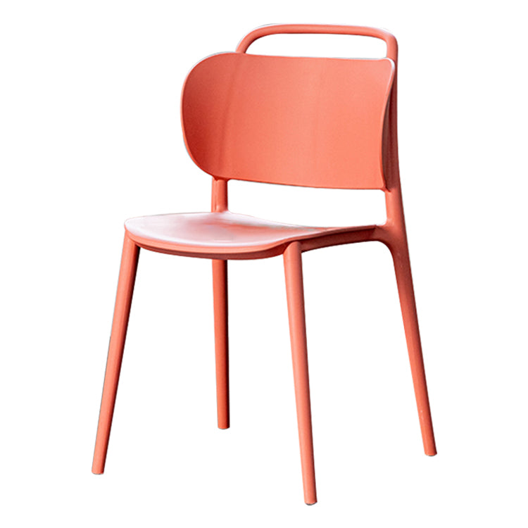 Modern Plastic Dining Chair Open Back Dining Side Armless Chair for Kitchen Clearhalo ' kitchen&dining_furn' 'Dining Chairs' 'Dining Tables & Seating' 'dining_chair' 'furn' 'furn_dining_chair' 'Furniture' 'furniture_dining_chair' 'Kitchen & Dining Furniture' 'kitchen' 3825223