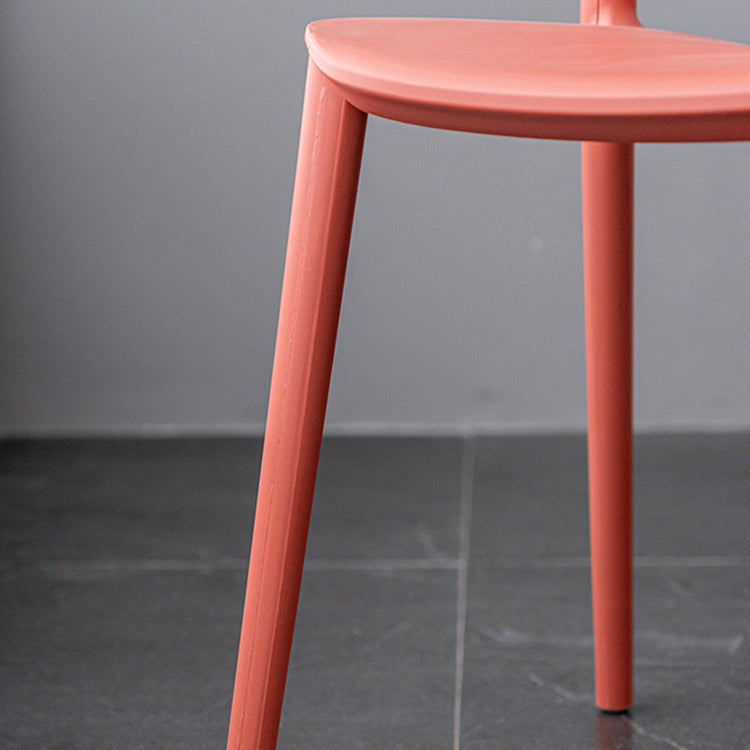 Modern Plastic Dining Chair Open Back Dining Side Armless Chair for Kitchen Clearhalo ' kitchen&dining_furn' 'Dining Chairs' 'Dining Tables & Seating' 'dining_chair' 'furn' 'furn_dining_chair' 'Furniture' 'furniture_dining_chair' 'Kitchen & Dining Furniture' 'kitchen' 3825225