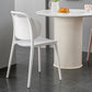 Modern Plastic Dining Chair Open Back Dining Side Armless Chair for Kitchen Clearhalo ' kitchen&dining_furn' 'Dining Chairs' 'Dining Tables & Seating' 'dining_chair' 'furn' 'furn_dining_chair' 'Furniture' 'furniture_dining_chair' 'Kitchen & Dining Furniture' 'kitchen' 3825236