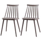 Contemporary Plastic Dining Chair Slat Back Side Armless Chair for Kitchen Grey 2 Piece Set Clearhalo ' kitchen&dining_furn' 'Dining Chairs' 'Dining Tables & Seating' 'dining_chair' 'furn' 'furn_dining_chair' 'Furniture' 'furniture_dining_chair' 'Kitchen & Dining Furniture' 'kitchen' 3825245