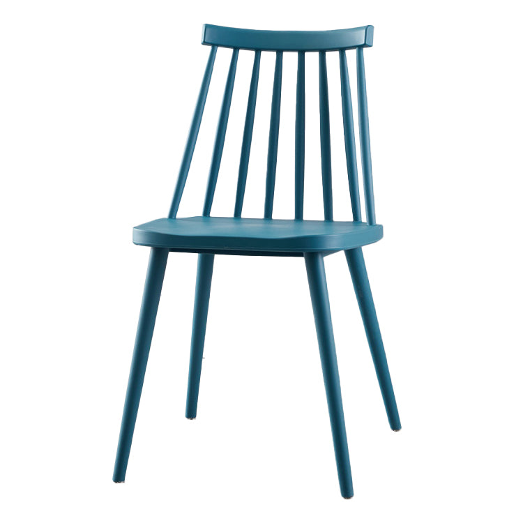 Contemporary Plastic Dining Chair Slat Back Side Armless Chair for Kitchen Clearhalo ' kitchen&dining_furn' 'Dining Chairs' 'Dining Tables & Seating' 'dining_chair' 'furn' 'furn_dining_chair' 'Furniture' 'furniture_dining_chair' 'Kitchen & Dining Furniture' 'kitchen' 3825252