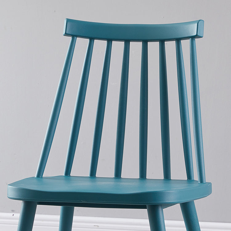 Contemporary Plastic Dining Chair Slat Back Side Armless Chair for Kitchen Clearhalo ' kitchen&dining_furn' 'Dining Chairs' 'Dining Tables & Seating' 'dining_chair' 'furn' 'furn_dining_chair' 'Furniture' 'furniture_dining_chair' 'Kitchen & Dining Furniture' 'kitchen' 3825253