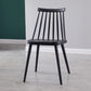 Contemporary Plastic Dining Chair Slat Back Side Armless Chair for Kitchen Black 1 Piece Clearhalo ' kitchen&dining_furn' 'Dining Chairs' 'Dining Tables & Seating' 'dining_chair' 'furn' 'furn_dining_chair' 'Furniture' 'furniture_dining_chair' 'Kitchen & Dining Furniture' 'kitchen' 3825255