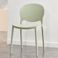 Contemporary Plastic Dining Chair Open Back Dining Side Armless Chair for Kitchen Green 1 Piece Clearhalo ' kitchen&dining_furn' 'Dining Chairs' 'Dining Tables & Seating' 'dining_chair' 'furn' 'furn_dining_chair' 'Furniture' 'furniture_dining_chair' 'Kitchen & Dining Furniture' 'kitchen' 3825272