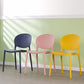 Contemporary Plastic Dining Chair Open Back Dining Side Armless Chair for Kitchen Clearhalo ' kitchen&dining_furn' 'Dining Chairs' 'Dining Tables & Seating' 'dining_chair' 'furn' 'furn_dining_chair' 'Furniture' 'furniture_dining_chair' 'Kitchen & Dining Furniture' 'kitchen' 3825296