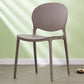 Contemporary Plastic Dining Chair Open Back Dining Side Armless Chair for Kitchen Coffee 1 Piece Clearhalo ' kitchen&dining_furn' 'Dining Chairs' 'Dining Tables & Seating' 'dining_chair' 'furn' 'furn_dining_chair' 'Furniture' 'furniture_dining_chair' 'Kitchen & Dining Furniture' 'kitchen' 3825299