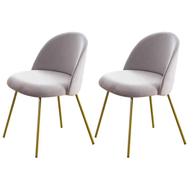 Flannel Scandinavian Western Restaurant Side Chair Parsons Matte Finish Dining Chair Light Gray 2 Piece Set Clearhalo ' kitchen&dining_furn' 'Dining Chairs' 'Dining Tables & Seating' 'dining_chair' 'furn' 'furn_dining_chair' 'Furniture' 'furniture_dining_chair' 'Kitchen & Dining Furniture' 'kitchen' 3825308