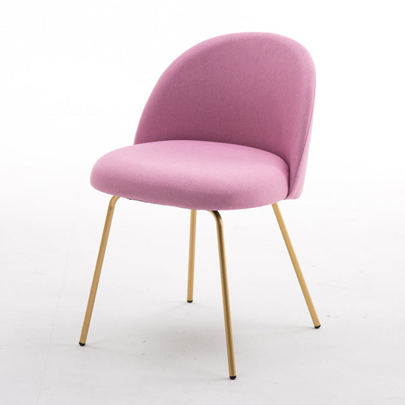 Flannel Scandinavian Western Restaurant Side Chair Parsons Matte Finish Dining Chair Rose Pink 1 Piece Clearhalo ' kitchen&dining_furn' 'Dining Chairs' 'Dining Tables & Seating' 'dining_chair' 'furn' 'furn_dining_chair' 'Furniture' 'furniture_dining_chair' 'Kitchen & Dining Furniture' 'kitchen' 3825317