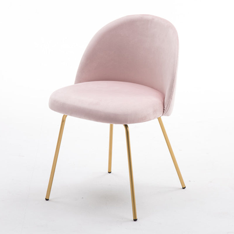 Flannel Scandinavian Western Restaurant Side Chair Parsons Matte Finish Dining Chair Pink 1 Piece Clearhalo ' kitchen&dining_furn' 'Dining Chairs' 'Dining Tables & Seating' 'dining_chair' 'furn' 'furn_dining_chair' 'Furniture' 'furniture_dining_chair' 'Kitchen & Dining Furniture' 'kitchen' 3825323