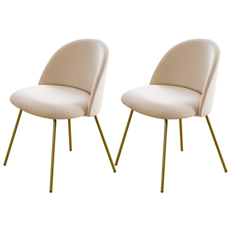 Flannel Scandinavian Western Restaurant Side Chair Parsons Matte Finish Dining Chair Beige 2 Piece Set Clearhalo ' kitchen&dining_furn' 'Dining Chairs' 'Dining Tables & Seating' 'dining_chair' 'furn' 'furn_dining_chair' 'Furniture' 'furniture_dining_chair' 'Kitchen & Dining Furniture' 'kitchen' 3825331