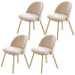 Flannel Scandinavian Western Restaurant Side Chair Parsons Matte Finish Dining Chair Beige 4 Piece Set Clearhalo ' kitchen&dining_furn' 'Dining Chairs' 'Dining Tables & Seating' 'dining_chair' 'furn' 'furn_dining_chair' 'Furniture' 'furniture_dining_chair' 'Kitchen & Dining Furniture' 'kitchen' 3825332
