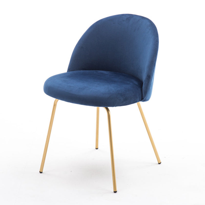 Flannel Scandinavian Western Restaurant Side Chair Parsons Matte Finish Dining Chair Royal Blue 1 Piece Clearhalo ' kitchen&dining_furn' 'Dining Chairs' 'Dining Tables & Seating' 'dining_chair' 'furn' 'furn_dining_chair' 'Furniture' 'furniture_dining_chair' 'Kitchen & Dining Furniture' 'kitchen' 3825333