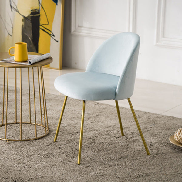 Flannel Scandinavian Western Restaurant Side Chair Parsons Matte Finish Dining Chair Light Blue 1 Piece Clearhalo ' kitchen&dining_furn' 'Dining Chairs' 'Dining Tables & Seating' 'dining_chair' 'furn' 'furn_dining_chair' 'Furniture' 'furniture_dining_chair' 'Kitchen & Dining Furniture' 'kitchen' 3825342