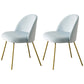Flannel Scandinavian Western Restaurant Side Chair Parsons Matte Finish Dining Chair Light Blue 2 Piece Set Clearhalo ' kitchen&dining_furn' 'Dining Chairs' 'Dining Tables & Seating' 'dining_chair' 'furn' 'furn_dining_chair' 'Furniture' 'furniture_dining_chair' 'Kitchen & Dining Furniture' 'kitchen' 3825343