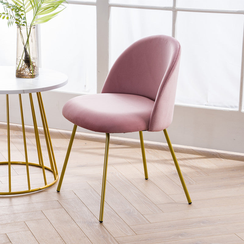 Flannel Scandinavian Western Restaurant Side Chair Parsons Matte Finish Dining Chair Rose Bloom 1 Piece Clearhalo ' kitchen&dining_furn' 'Dining Chairs' 'Dining Tables & Seating' 'dining_chair' 'furn' 'furn_dining_chair' 'Furniture' 'furniture_dining_chair' 'Kitchen & Dining Furniture' 'kitchen' 3825345