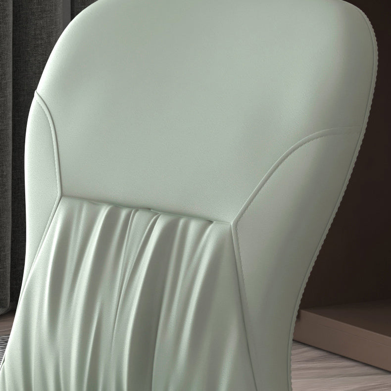 Contemporary Metal Dining Room Chairs PU Leather Dining Chairs for Home Use Clearhalo ' kitchen&dining_furn' 'Dining Chairs' 'Dining Tables & Seating' 'dining_chair' 'furn' 'furn_dining_chair' 'Furniture' 'furniture_dining_chair' 'Kitchen & Dining Furniture' 'kitchen' 3825381