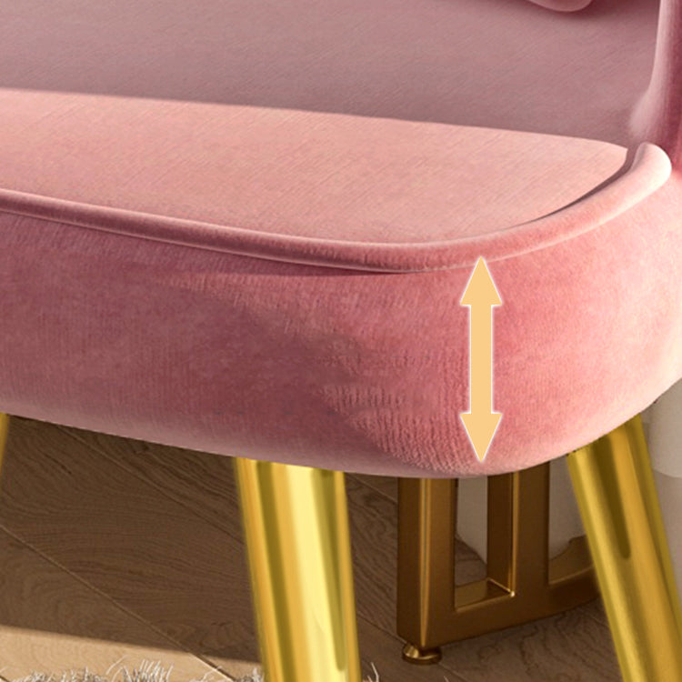 Modern Dining Side Chair with Metal Legs Solid Back Armchair for Home Use Clearhalo ' kitchen&dining_furn' 'Dining Chairs' 'Dining Tables & Seating' 'dining_chair' 'furn' 'furn_dining_chair' 'Furniture' 'furniture_dining_chair' 'Kitchen & Dining Furniture' 'kitchen' 3825448