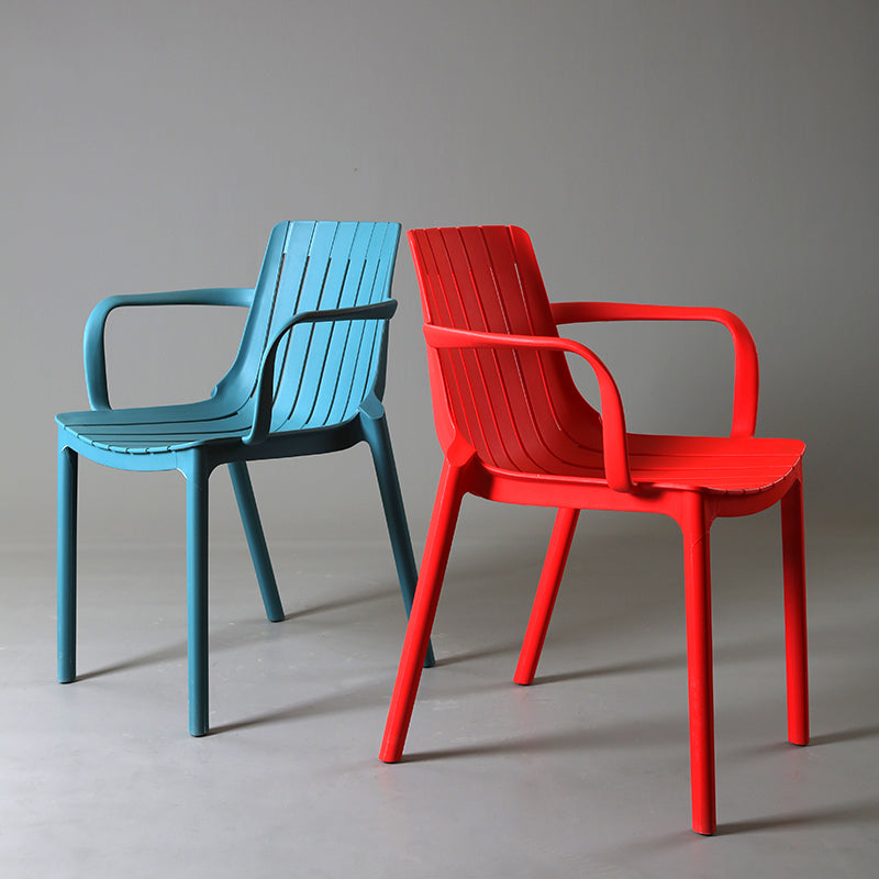 Modern Plastic Dining Armless Chair Open Back Dining Side Chair for Kitchen Clearhalo ' kitchen&dining_furn' 'Dining Chairs' 'Dining Tables & Seating' 'dining_chair' 'furn' 'furn_dining_chair' 'Furniture' 'furniture_dining_chair' 'Kitchen & Dining Furniture' 'kitchen' 3825486