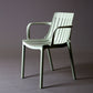 Modern Plastic Dining Armless Chair Open Back Dining Side Chair for Kitchen Gray-Green 1 Piece Clearhalo ' kitchen&dining_furn' 'Dining Chairs' 'Dining Tables & Seating' 'dining_chair' 'furn' 'furn_dining_chair' 'Furniture' 'furniture_dining_chair' 'Kitchen & Dining Furniture' 'kitchen' 3825492