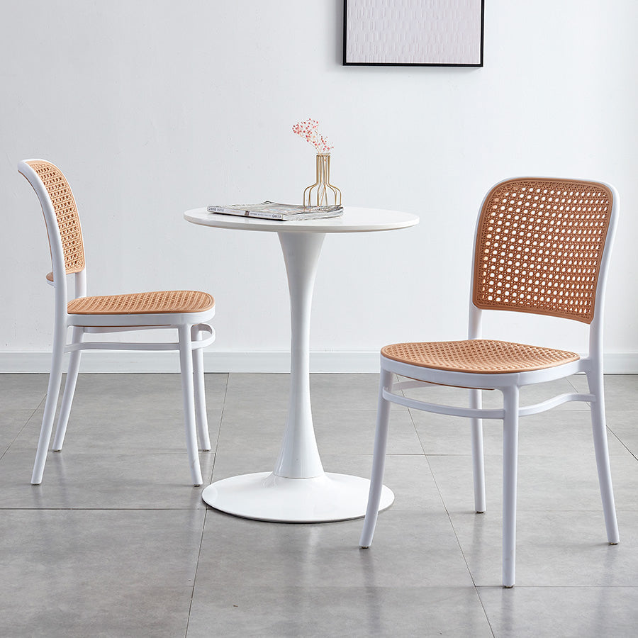 Tropical Style Wicker Dining Chairs Open Back Dining Side Chair for Kitchen Clearhalo ' kitchen&dining_furn' 'Dining Chairs' 'Dining Tables & Seating' 'dining_chair' 'furn' 'furn_dining_chair' 'Furniture' 'furniture_dining_chair' 'Kitchen & Dining Furniture' 'kitchen' 3825536