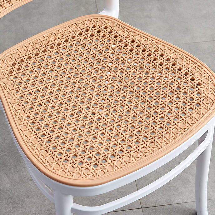 Tropical Style Wicker Dining Chairs Open Back Dining Side Chair for Kitchen Clearhalo ' kitchen&dining_furn' 'Dining Chairs' 'Dining Tables & Seating' 'dining_chair' 'furn' 'furn_dining_chair' 'Furniture' 'furniture_dining_chair' 'Kitchen & Dining Furniture' 'kitchen' 3825547