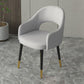 Contemporary Leather Dining Room Chairs Open Back Dining Side Chair for Home Use Light Gray 1 Piece Clearhalo ' kitchen&dining_furn' 'Dining Chairs' 'Dining Tables & Seating' 'dining_chair' 'furn' 'furn_dining_chair' 'Furniture' 'furniture_dining_chair' 'Kitchen & Dining Furniture' 'kitchen' 3825581