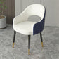 Contemporary Leather Dining Room Chairs Open Back Dining Side Chair for Home Use White-Blue 1 Piece Clearhalo ' kitchen&dining_furn' 'Dining Chairs' 'Dining Tables & Seating' 'dining_chair' 'furn' 'furn_dining_chair' 'Furniture' 'furniture_dining_chair' 'Kitchen & Dining Furniture' 'kitchen' 3825586