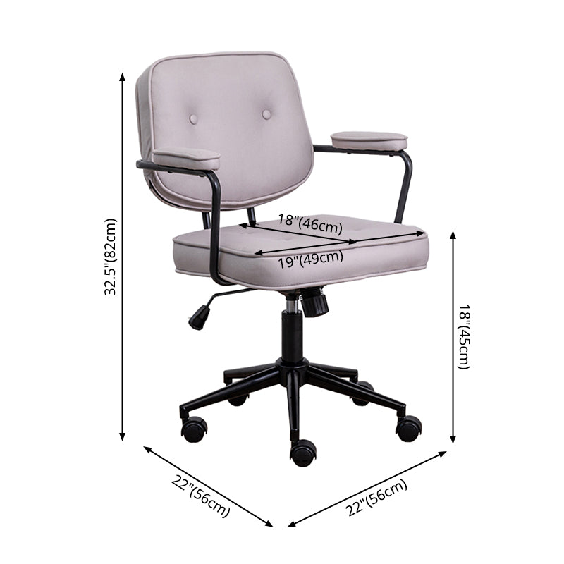 Minimalist Style Swivel Leather Dining Chair Open Back Dining Side Chair Clearhalo ' kitchen&dining_furn' 'Dining Chairs' 'Dining Tables & Seating' 'dining_chair' 'furn' 'furn_dining_chair' 'Furniture' 'furniture_dining_chair' 'Kitchen & Dining Furniture' 'kitchen' 3825619