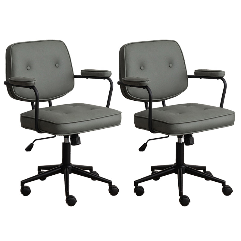 Minimalist Style Swivel Leather Dining Chair Open Back Dining Side Chair Green 2 Piece Set Clearhalo ' kitchen&dining_furn' 'Dining Chairs' 'Dining Tables & Seating' 'dining_chair' 'furn' 'furn_dining_chair' 'Furniture' 'furniture_dining_chair' 'Kitchen & Dining Furniture' 'kitchen' 3825627