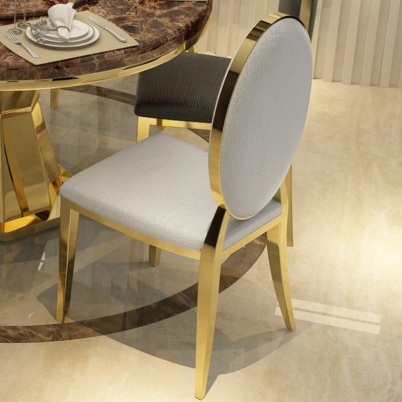 Contemporary Style Kitchen Dining Side Chair King Louis Back Side Chair Clearhalo ' kitchen&dining_furn' 'Dining Chairs' 'Dining Tables & Seating' 'dining_chair' 'furn' 'furn_dining_chair' 'Furniture' 'furniture_dining_chair' 'Kitchen & Dining Furniture' 'kitchen' 3825638