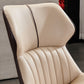 Contemporary PU Leather Dining Room Chairs Wingback Side Armchair for Home Use Clearhalo ' kitchen&dining_furn' 'Dining Chairs' 'Dining Tables & Seating' 'dining_chair' 'furn' 'furn_dining_chair' 'Furniture' 'furniture_dining_chair' 'Kitchen & Dining Furniture' 'kitchen' 3825659