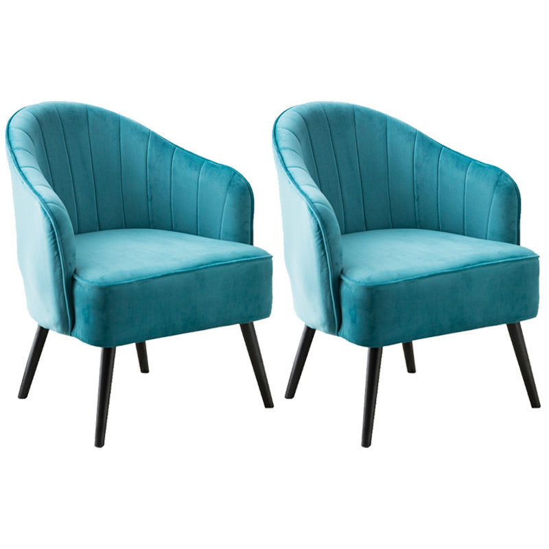 Contemporary Style Upholstered Arm Dining Chair Solid Back Side Chair for Home Lake Blue 2 Piece Set Black Clearhalo ' kitchen&dining_furn' 'Dining Chairs' 'Dining Tables & Seating' 'dining_chair' 'furn' 'furn_dining_chair' 'Furniture' 'furniture_dining_chair' 'Kitchen & Dining Furniture' 'kitchen' 3825672