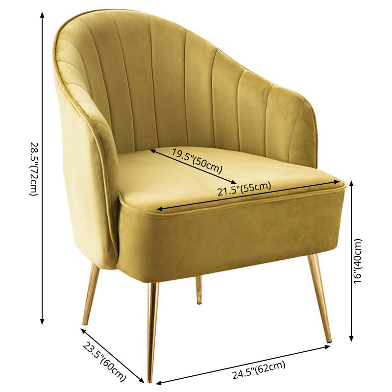 Contemporary Style Upholstered Arm Dining Chair Solid Back Side Chair for Home Clearhalo ' kitchen&dining_furn' 'Dining Chairs' 'Dining Tables & Seating' 'dining_chair' 'furn' 'furn_dining_chair' 'Furniture' 'furniture_dining_chair' 'Kitchen & Dining Furniture' 'kitchen' 3825682