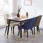 Modern Style Dining Side Chair with Metal Legs Armless Chair for Kitchen Clearhalo ' kitchen&dining_furn' 'Dining Chairs' 'Dining Tables & Seating' 'dining_chair' 'furn' 'furn_dining_chair' 'Furniture' 'furniture_dining_chair' 'Kitchen & Dining Furniture' 'kitchen' 3825734