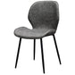 PU Leather Scandinavian Restaurant Side Chair Parsons Matte Finish Dining Chair Dark Gray 1 Piece Black Clearhalo ' kitchen&dining_furn' 'Dining Chairs' 'Dining Tables & Seating' 'dining_chair' 'furn' 'furn_dining_chair' 'Furniture' 'furniture_dining_chair' 'Kitchen & Dining Furniture' 'kitchen' 3825785
