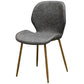 PU Leather Scandinavian Restaurant Side Chair Parsons Matte Finish Dining Chair Dark Gray 1 Piece Brass Gold Clearhalo ' kitchen&dining_furn' 'Dining Chairs' 'Dining Tables & Seating' 'dining_chair' 'furn' 'furn_dining_chair' 'Furniture' 'furniture_dining_chair' 'Kitchen & Dining Furniture' 'kitchen' 3825788